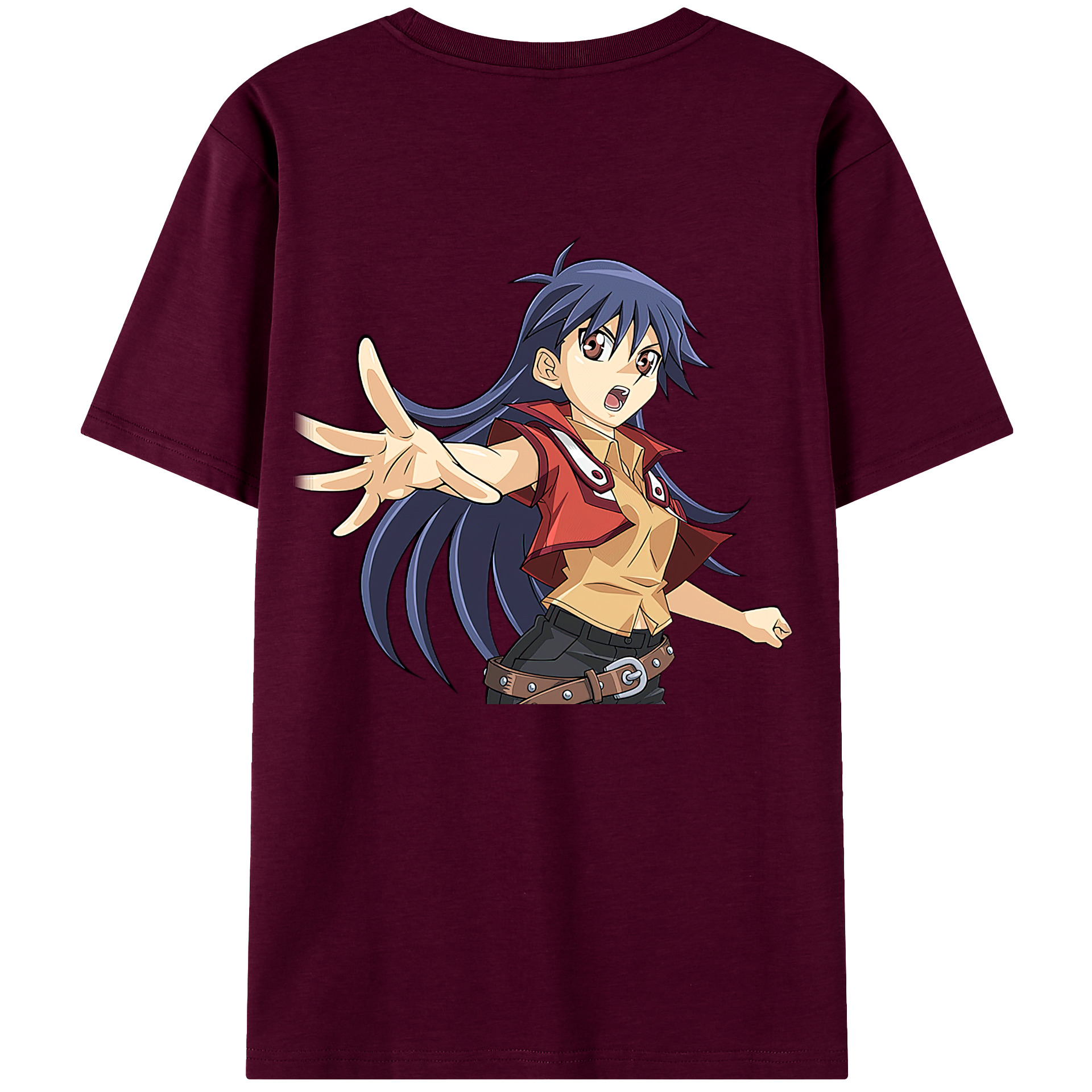（画像用） 遊☆戯☆王 Yu-Gi-Oh! レディース半袖Tシャツ(バックプリント)